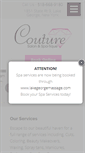 Mobile Screenshot of couturesalonandspatique.com